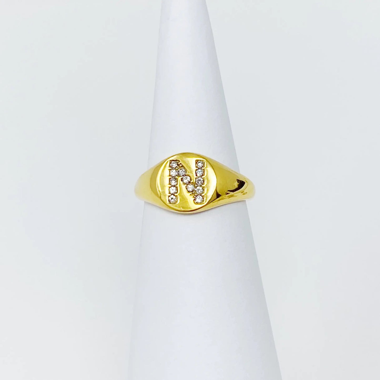 Anillo Personalizado Shine Me con Inicial Brillante