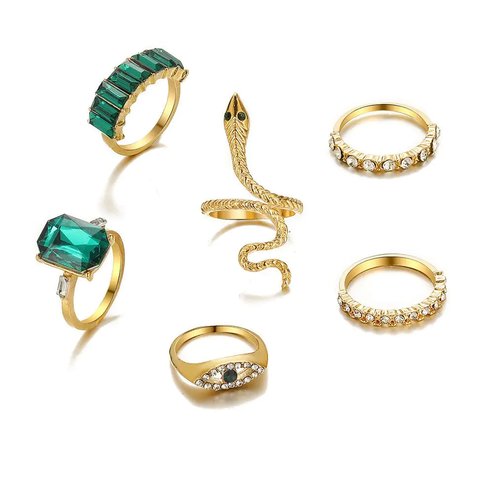 Devils eye ring set