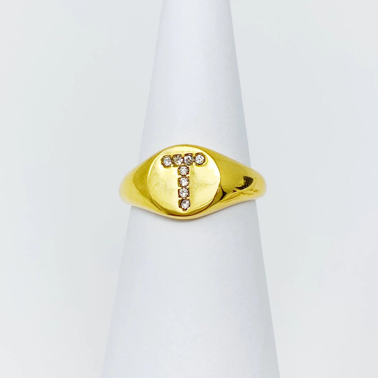 Anillo Personalizado Shine Me con Inicial Brillante