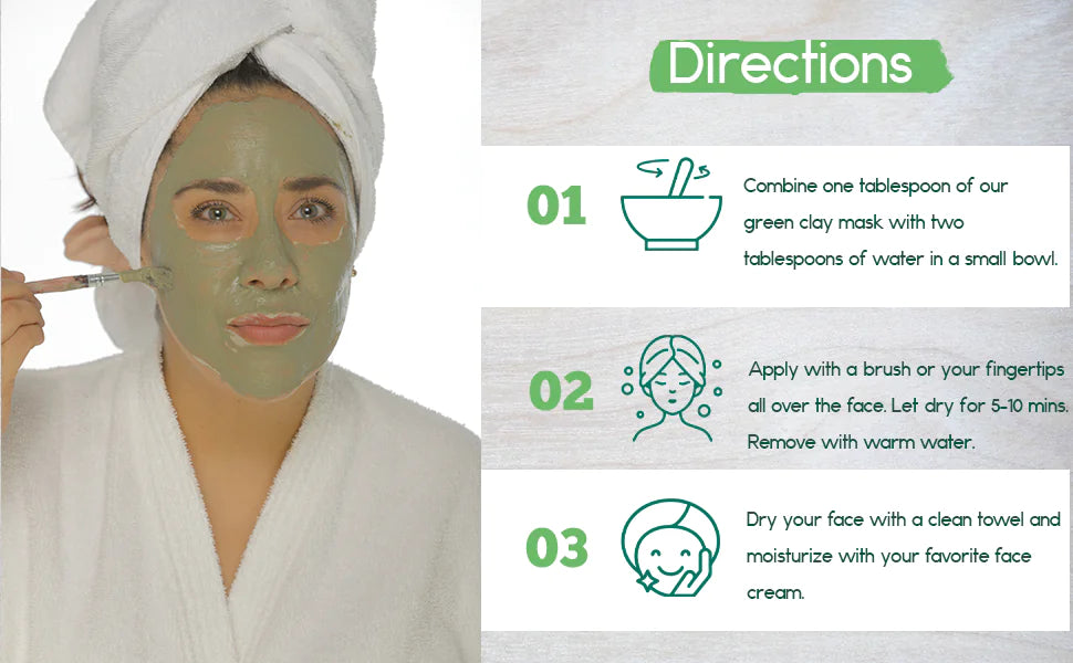 Mascarilla de arcilla verde