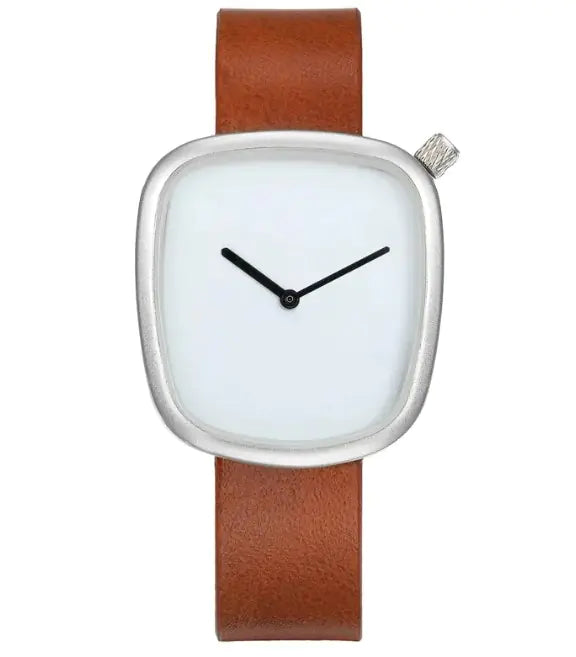 Square quartz watch