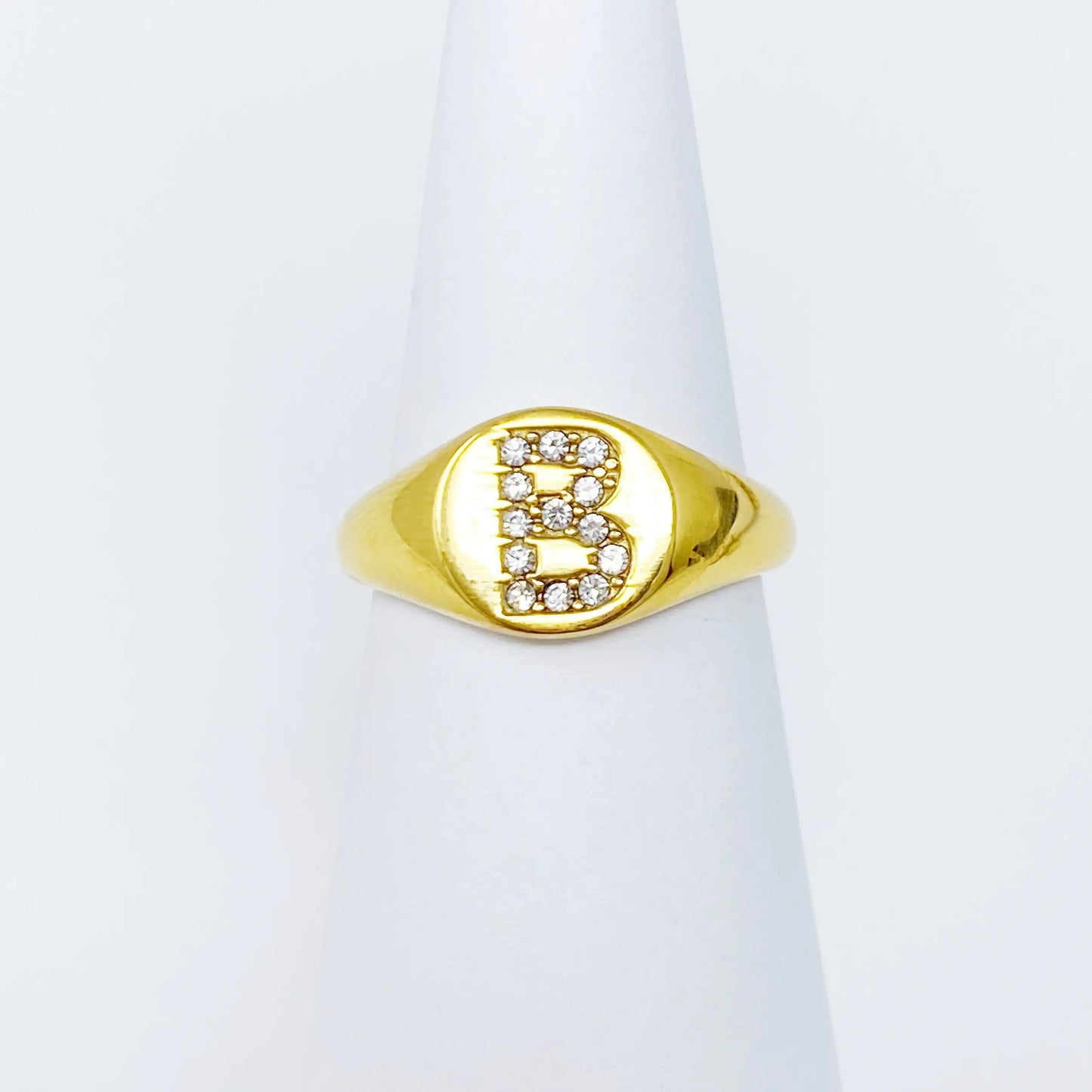 Anillo Personalizado Shine Me con Inicial Brillante