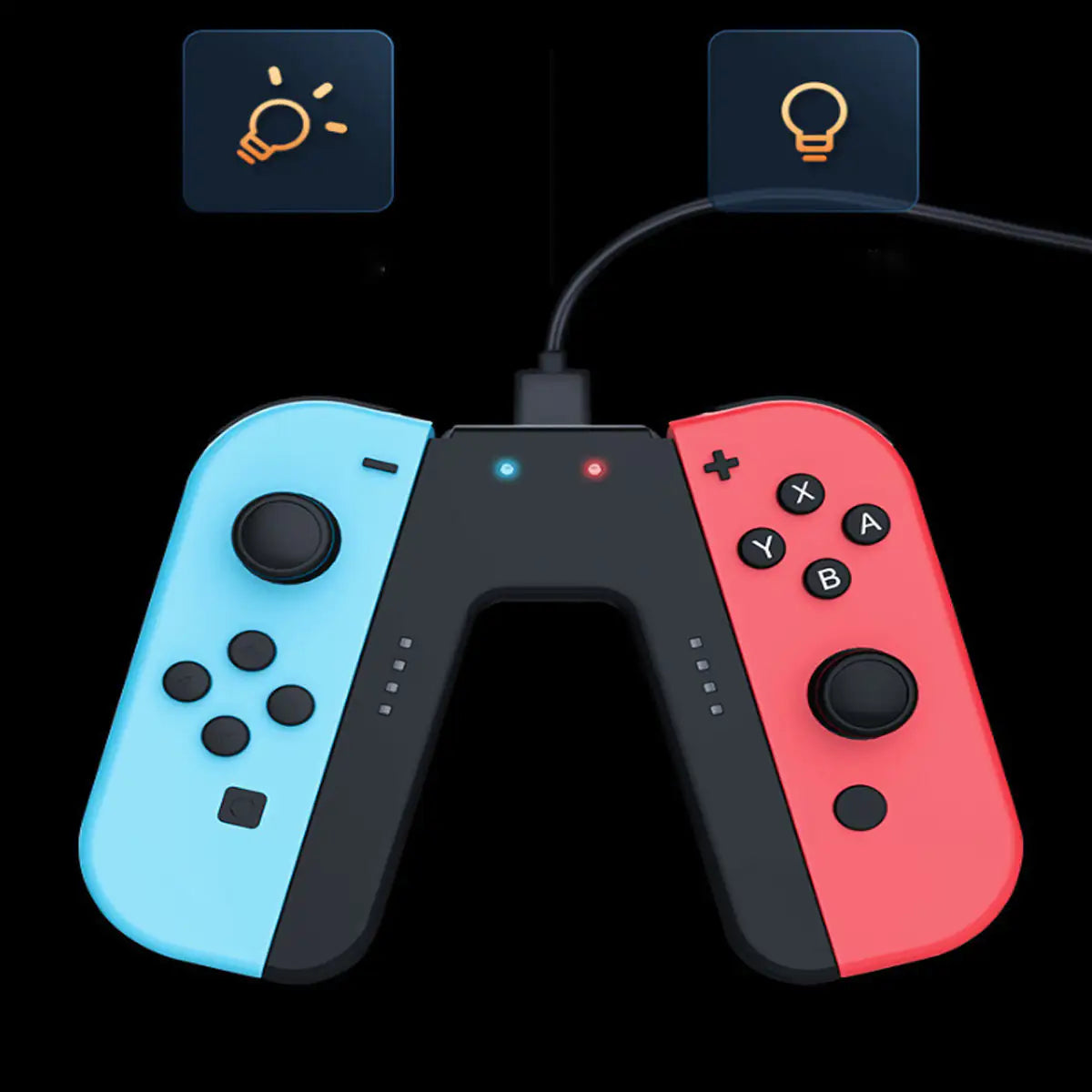 Controlador de Juego Switch Rojo y Azul