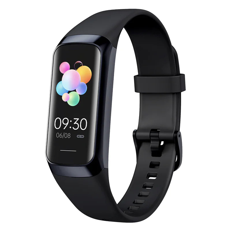C60 Smart Watch: Heart Rate & Blood Pressure Monitor, MOLED Display