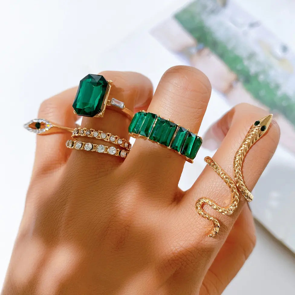 Devils eye ring set