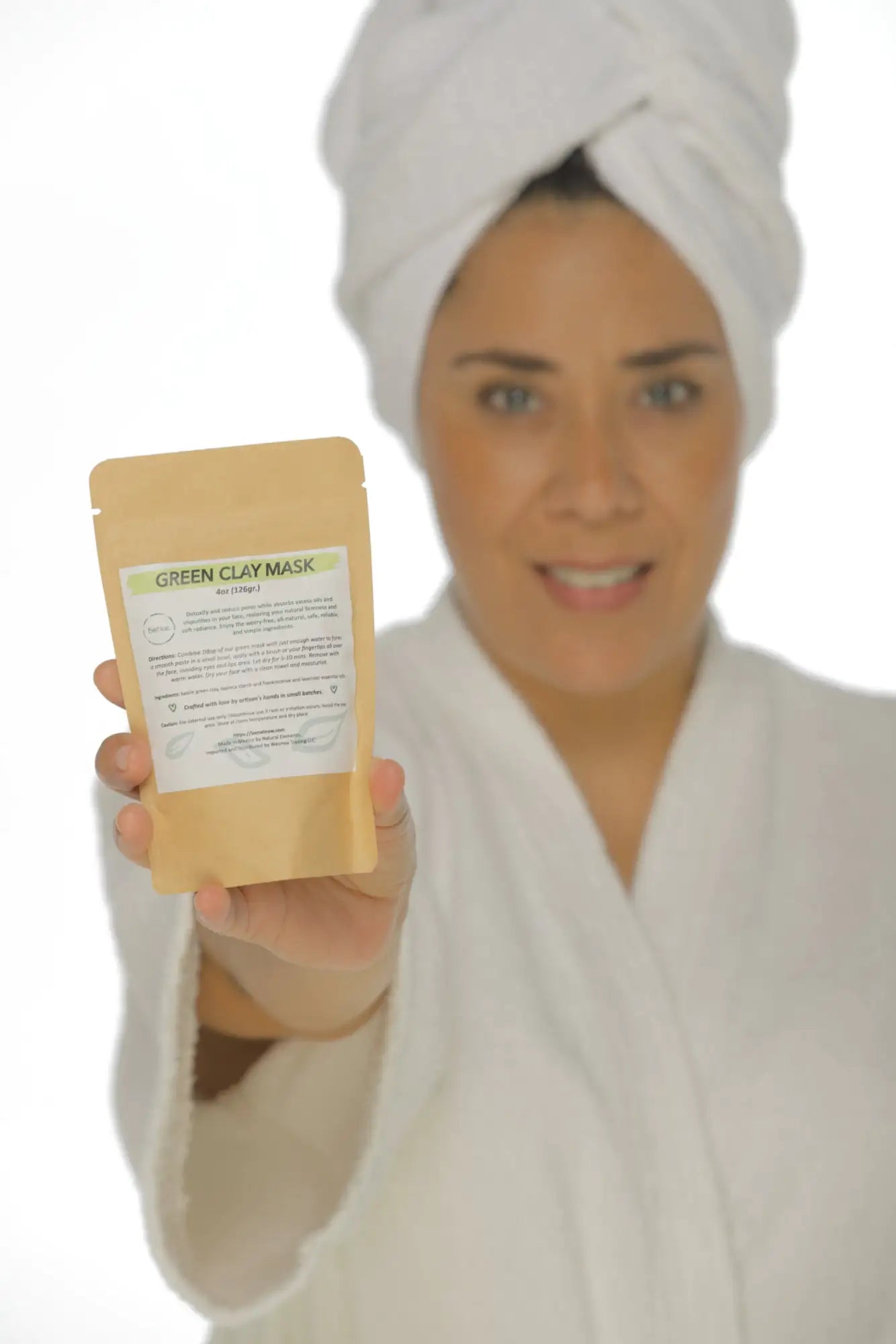 Mascarilla de arcilla verde