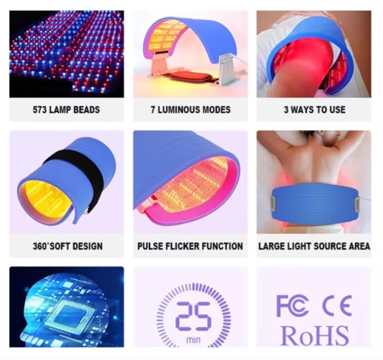 LED photon skin rejuvenation lamp