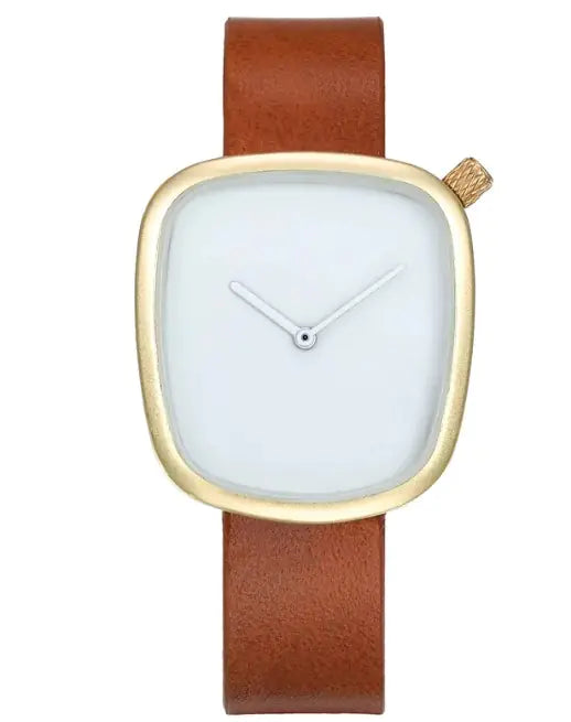 Square quartz watch