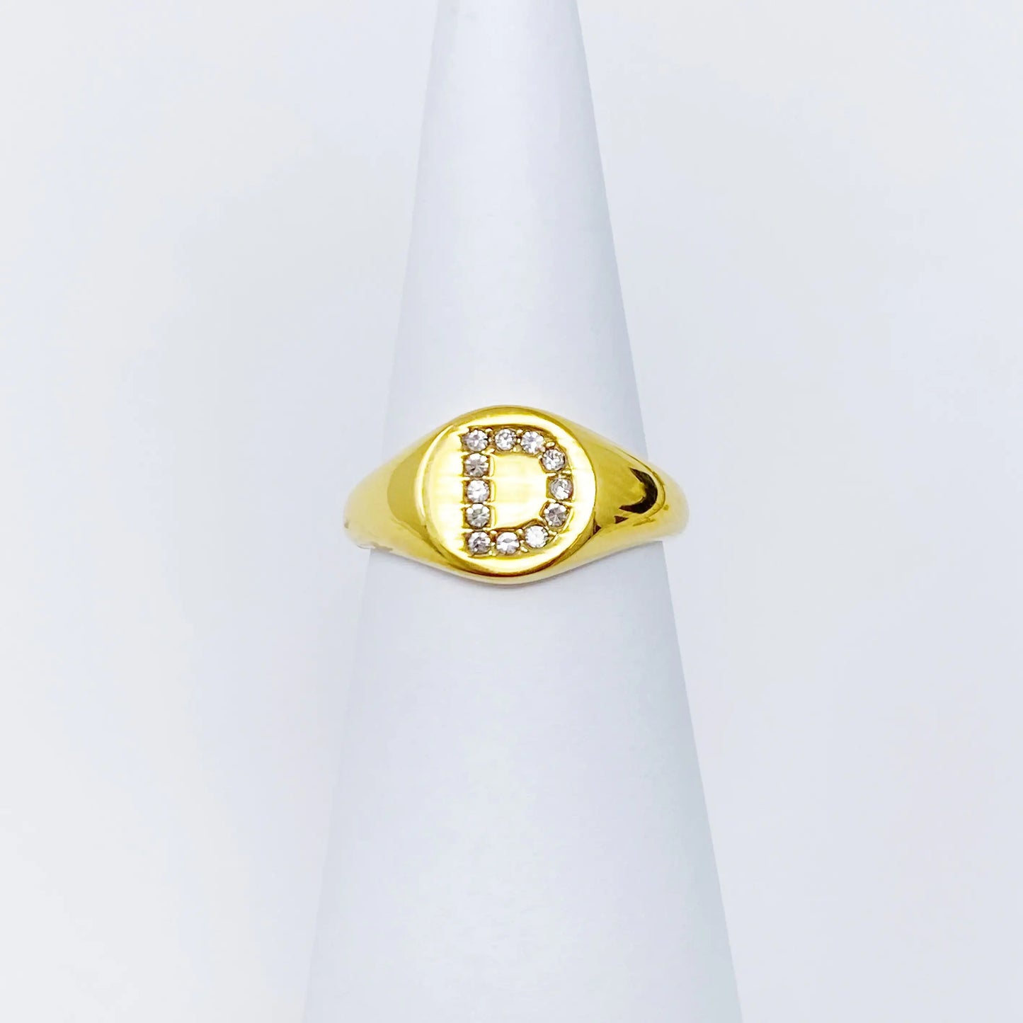 Anillo Personalizado Shine Me con Inicial Brillante