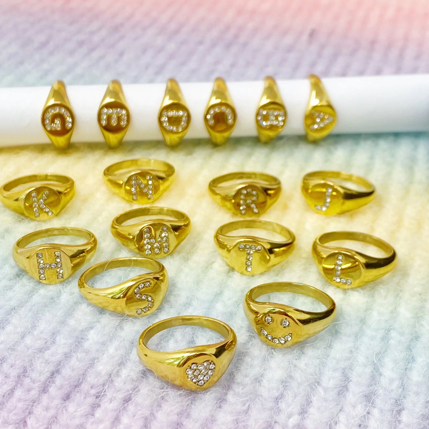 Anillo Personalizado Shine Me con Inicial Brillante