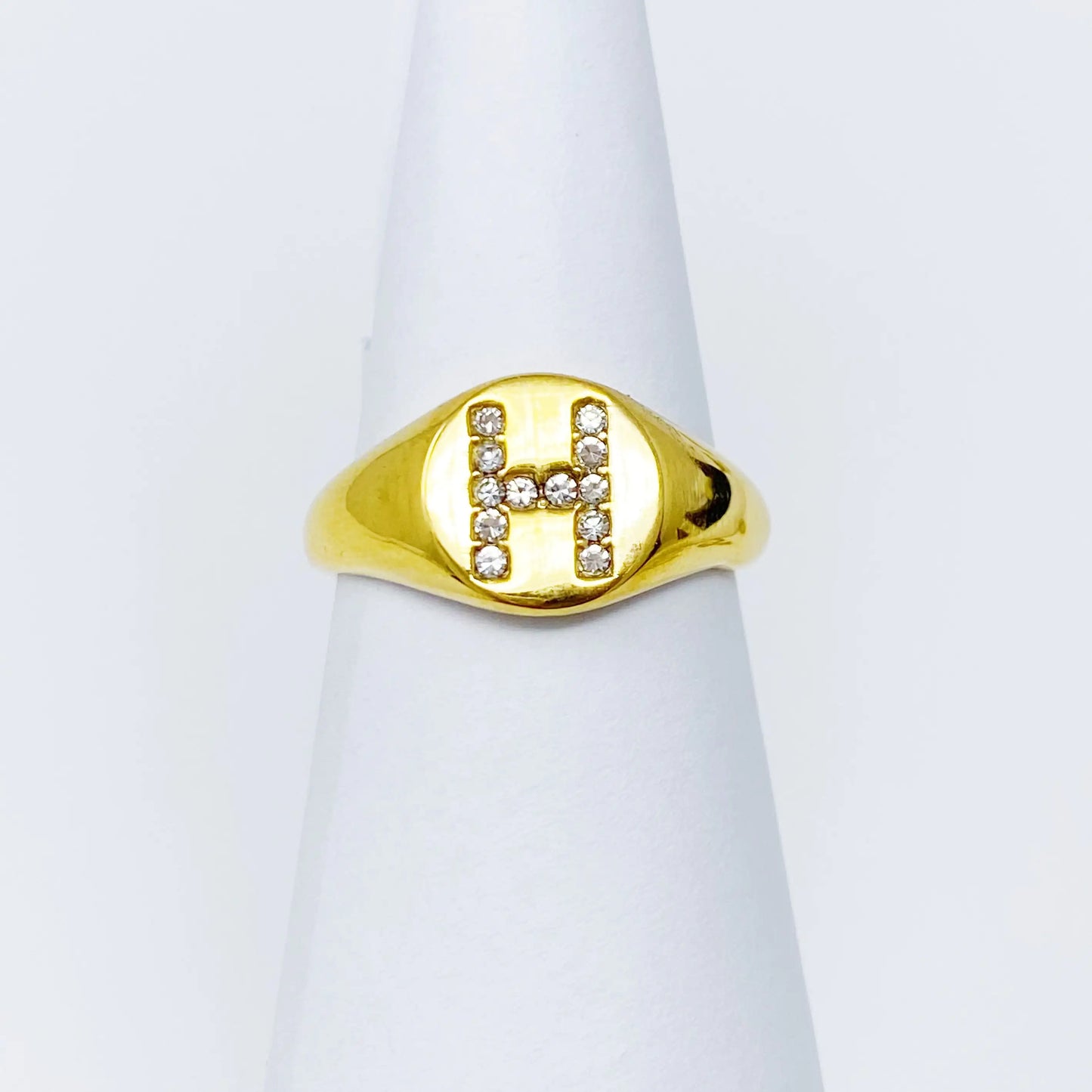Anillo Personalizado Shine Me con Inicial Brillante