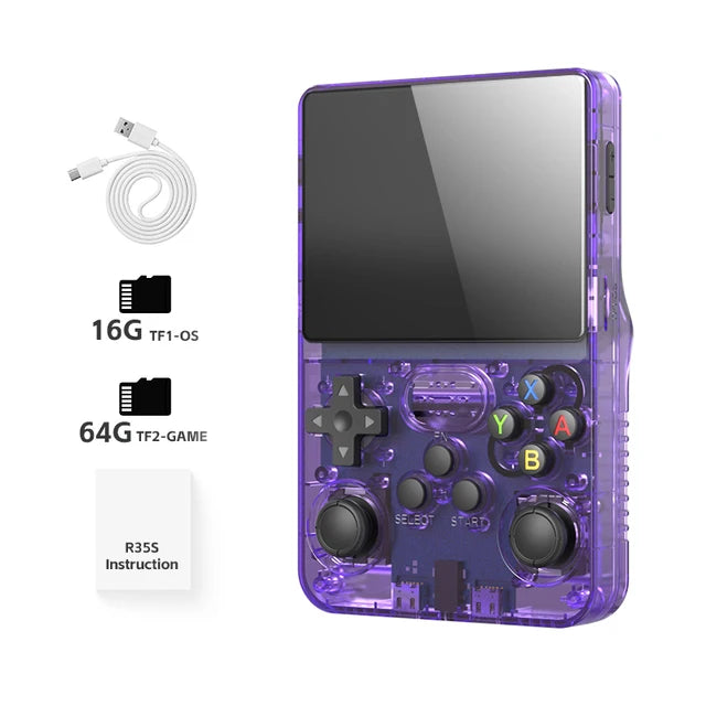 Consola de videojuegos portátil retro R36 S