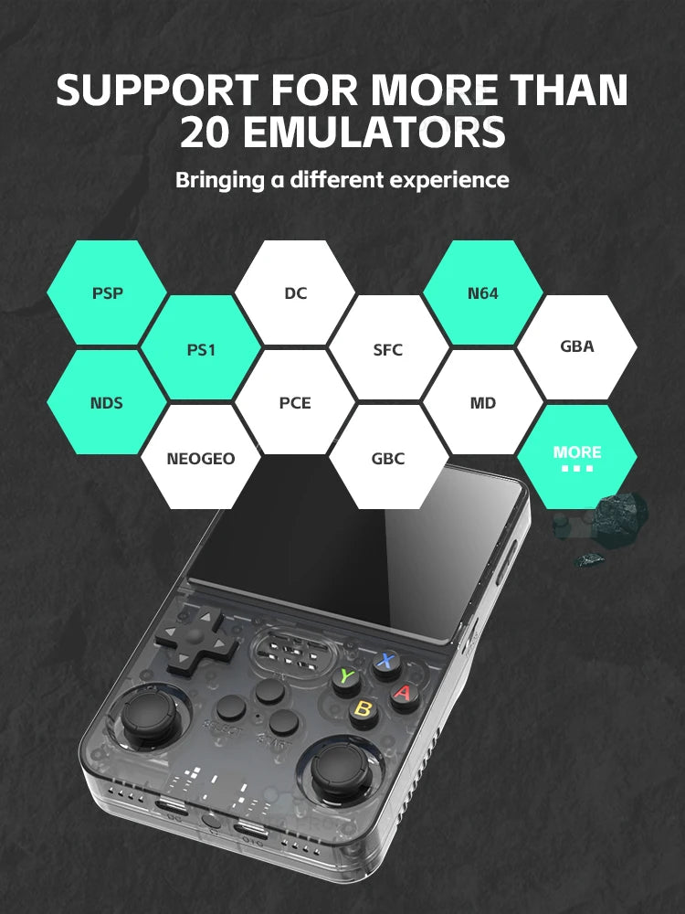 Consola de videojuegos portátil retro R36 S