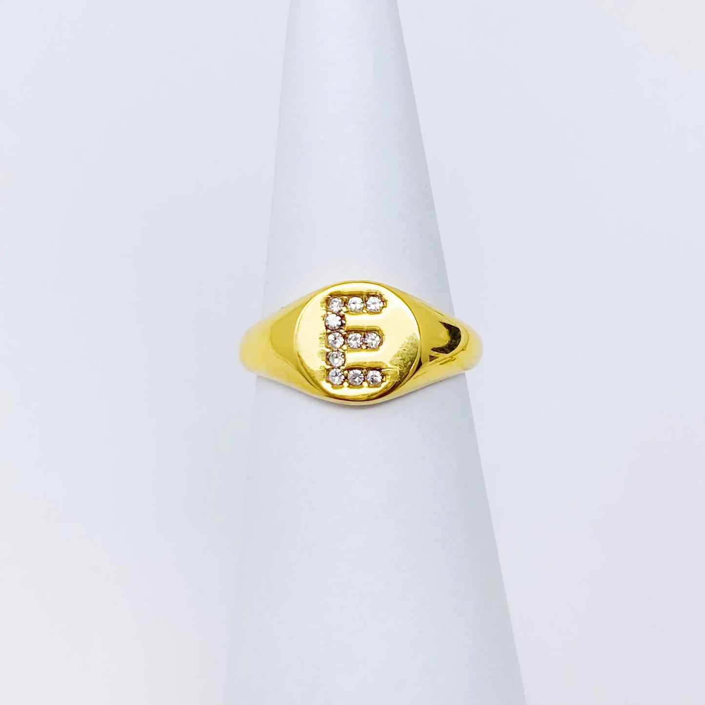 Anillo Personalizado Shine Me con Inicial Brillante