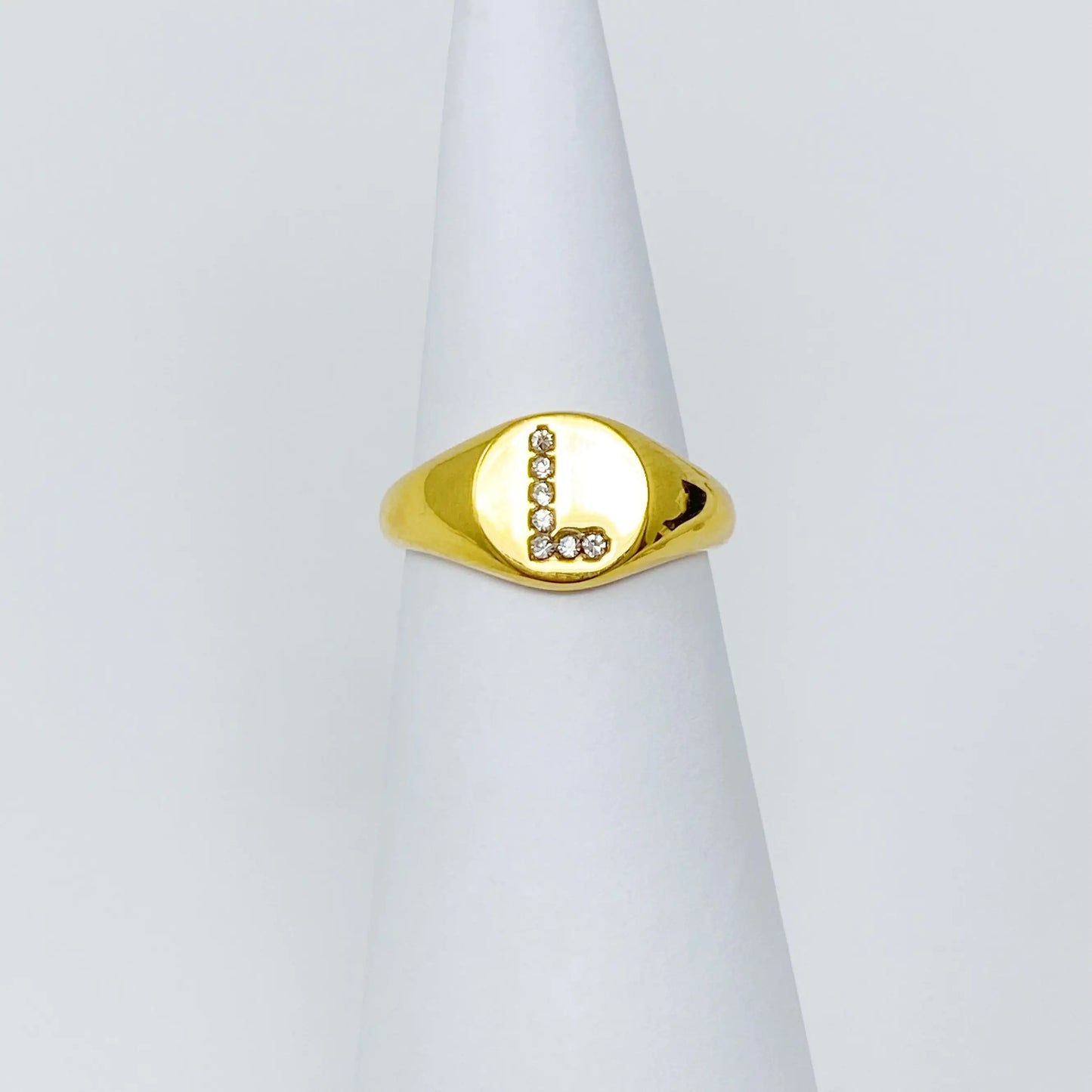 Anillo Personalizado Shine Me con Inicial Brillante