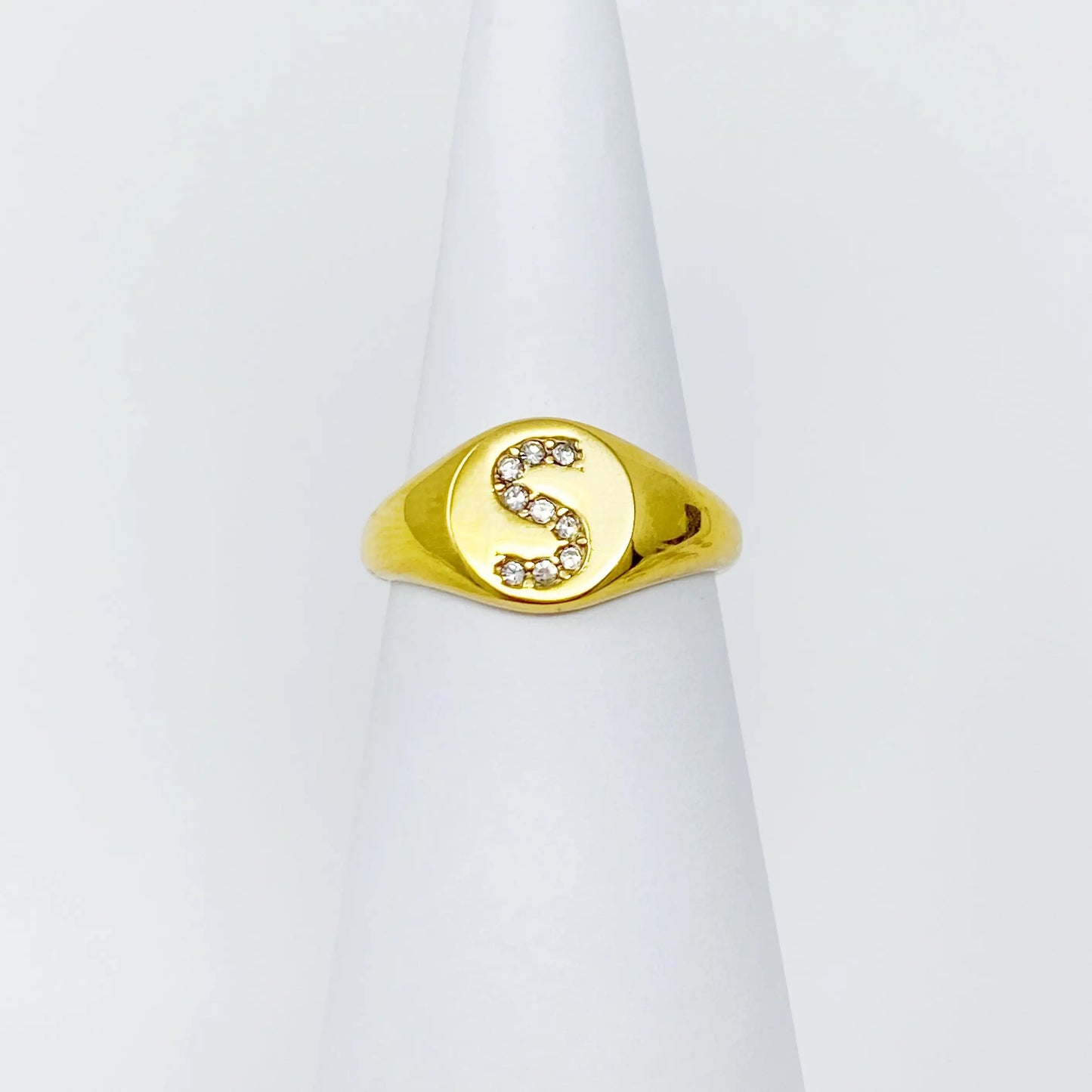 Anillo Personalizado Shine Me con Inicial Brillante
