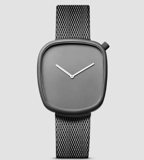 Square quartz watch