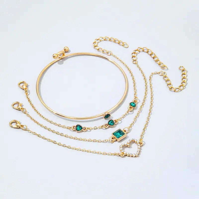 Pulseras con incrustaciones