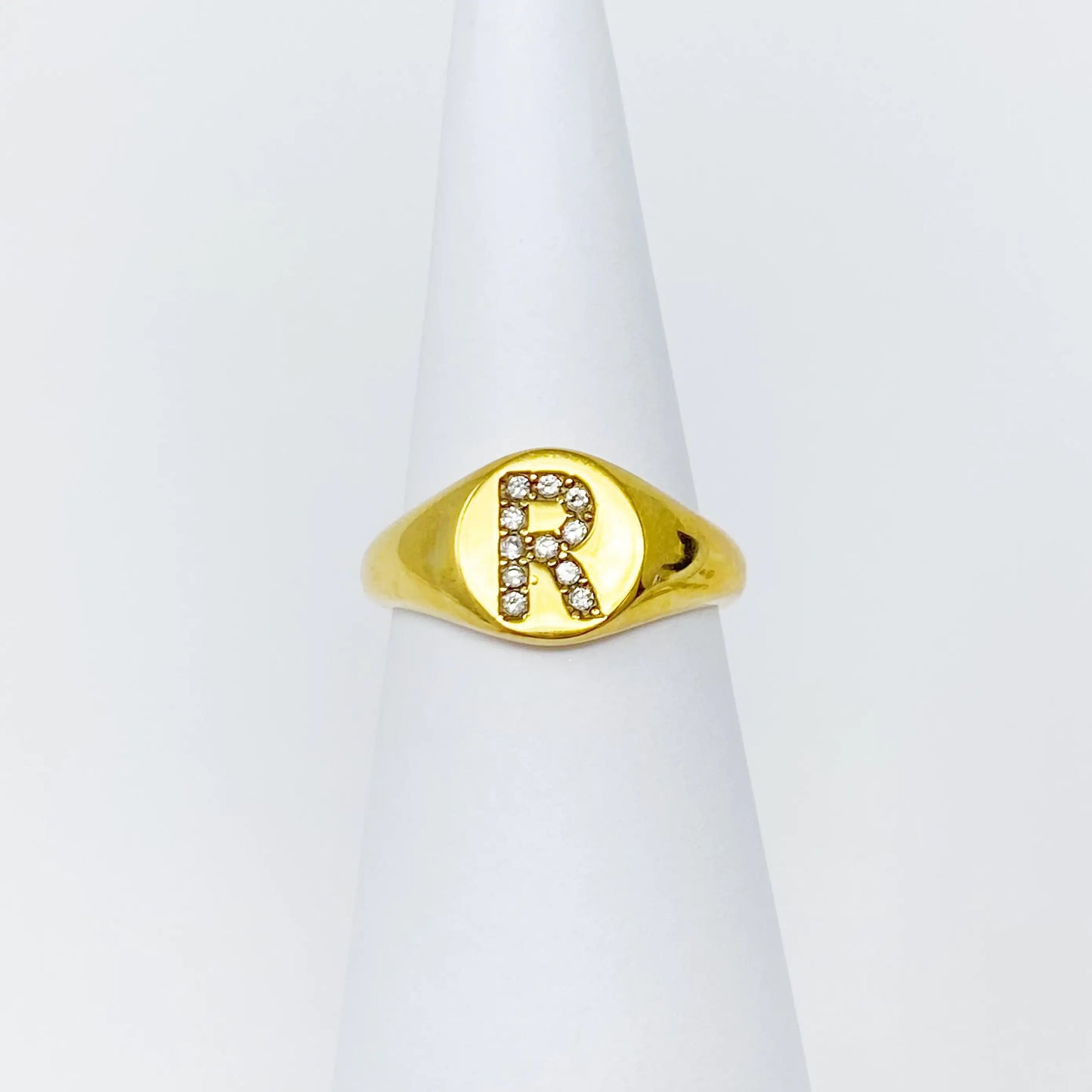 Anillo Personalizado Shine Me con Inicial Brillante