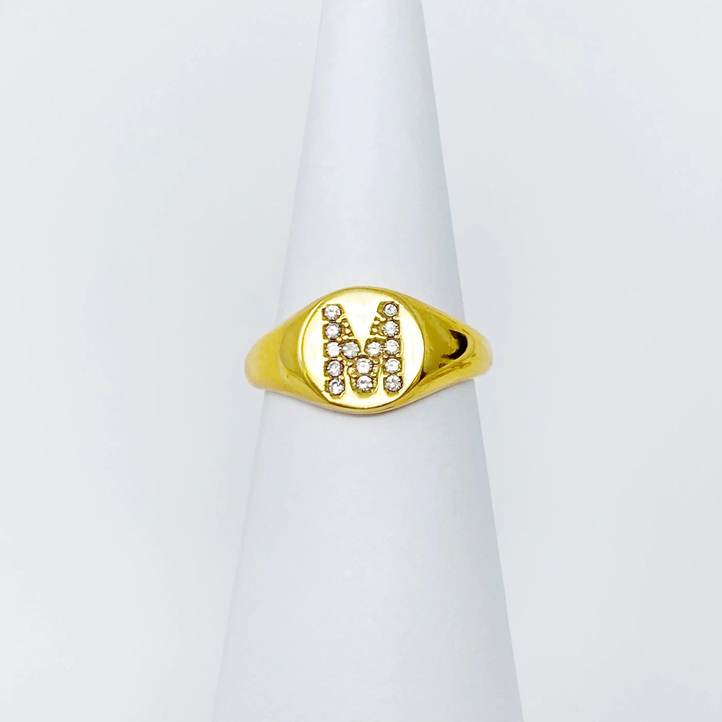 Anillo Personalizado Shine Me con Inicial Brillante