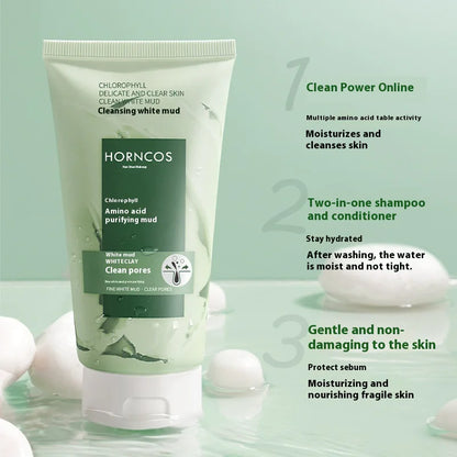 Limpiador crema rostro con aminoácidos de clorofila Horncos