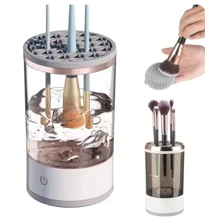 Limpiador de brochas de maquillaje recargable Lavadora automática de brochas