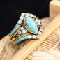 Luxury Shiny Crystal Stone Ring