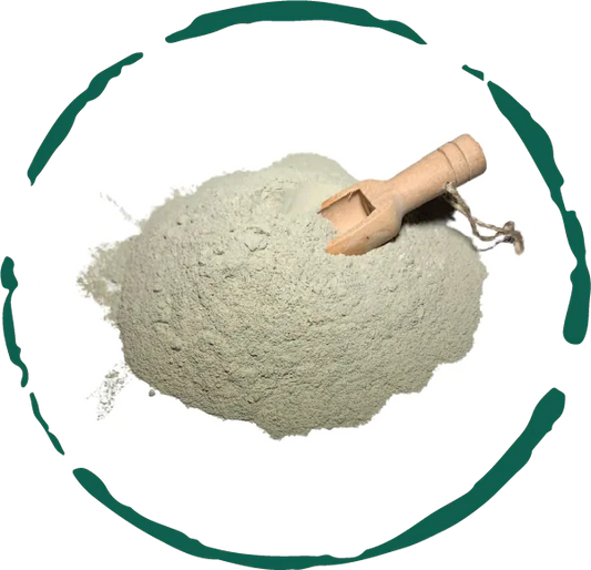 Green clay mask