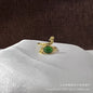 Anillo vintage de pavo real y koi con diseño ajustable