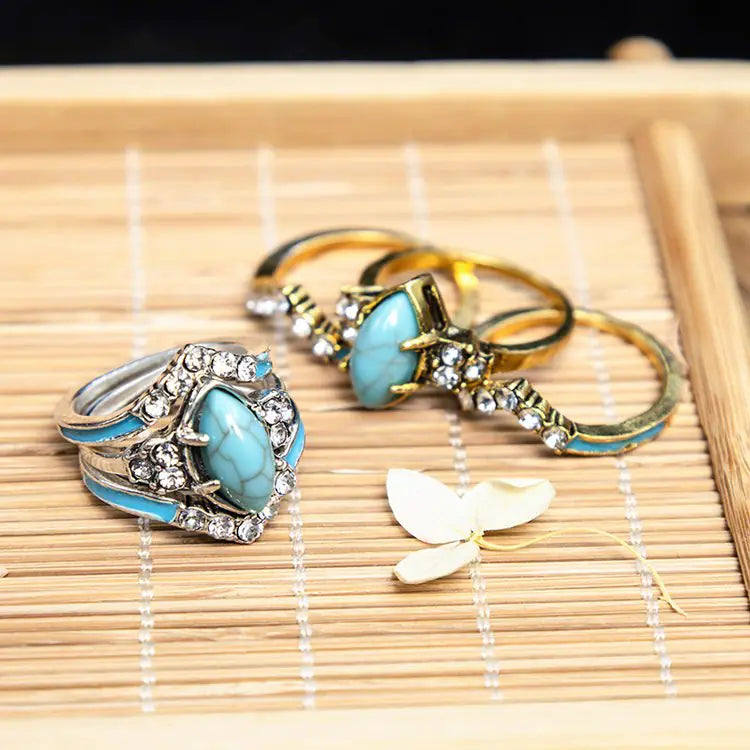 Luxury Shiny Crystal Stone Ring