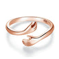 Anillo Abrazo de Plata Esterlina
