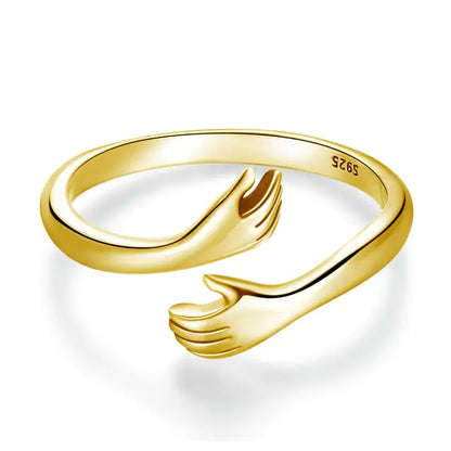 Anillo Abrazo de Plata Esterlina