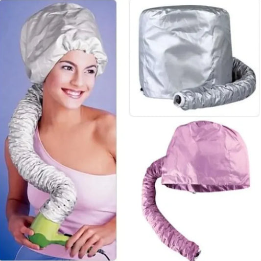 Capucha para secador de pelo con ondas de calor