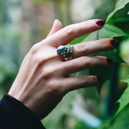 Luxury Shiny Crystal Stone Ring