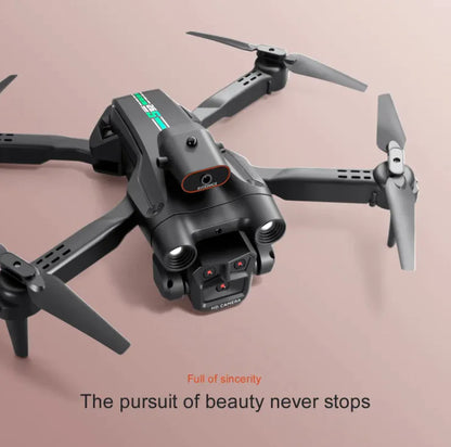 Dron cuadricóptero de control remoto S92 con triple cámara y posicionamiento de flujo óptico