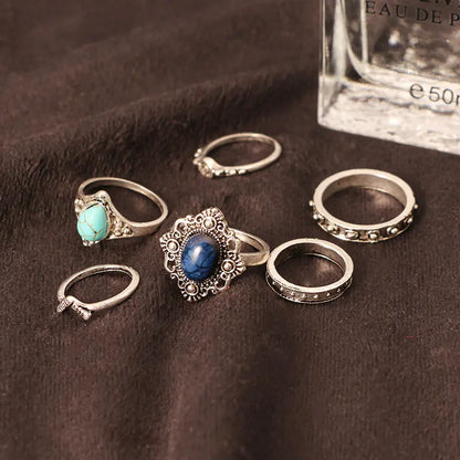 Juego de Anillos Vintage - Colección de Seis Piezas