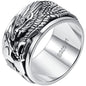 Anillo Vintage Giratorio de Dragón para Hombres - Diseño Ajustable Único