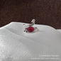 Anillo vintage de pavo real y koi con diseño ajustable