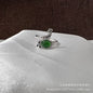 Anillo vintage de pavo real y koi con diseño ajustable