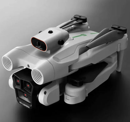 Dron cuadricóptero de control remoto S92 con triple cámara y posicionamiento de flujo óptico