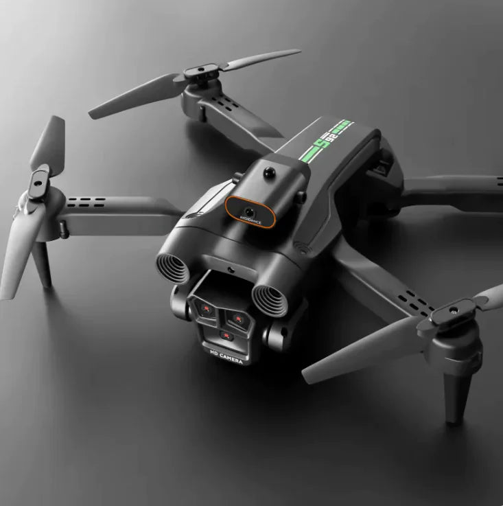 Dron cuadricóptero de control remoto S92 con triple cámara y posicionamiento de flujo óptico