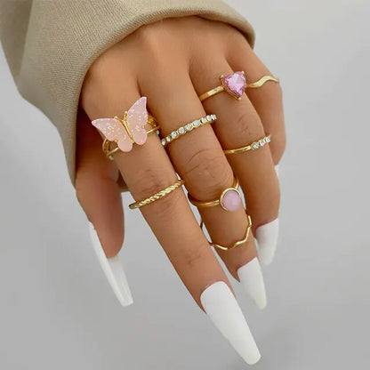 Juego de anillos boho