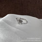 Anillo vintage de pavo real y koi con diseño ajustable