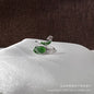 Anillo vintage de pavo real y koi con diseño ajustable