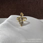Anillo vintage de pavo real y koi con diseño ajustable