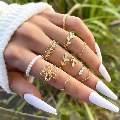 Juego de anillos boho