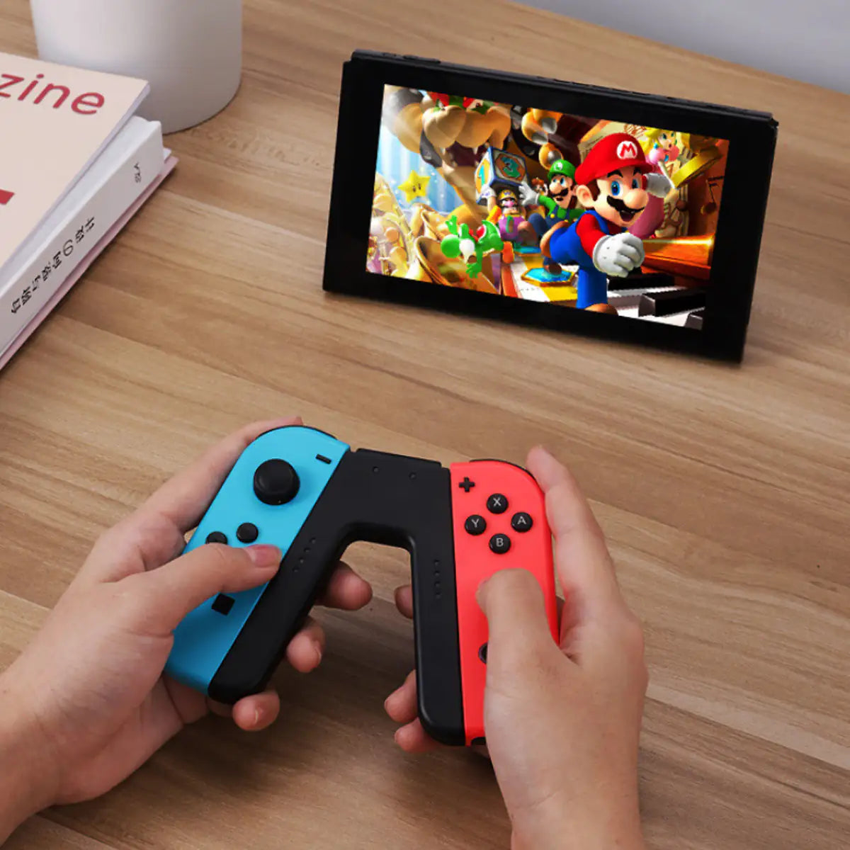 Controlador de Juego Switch Rojo y Azul