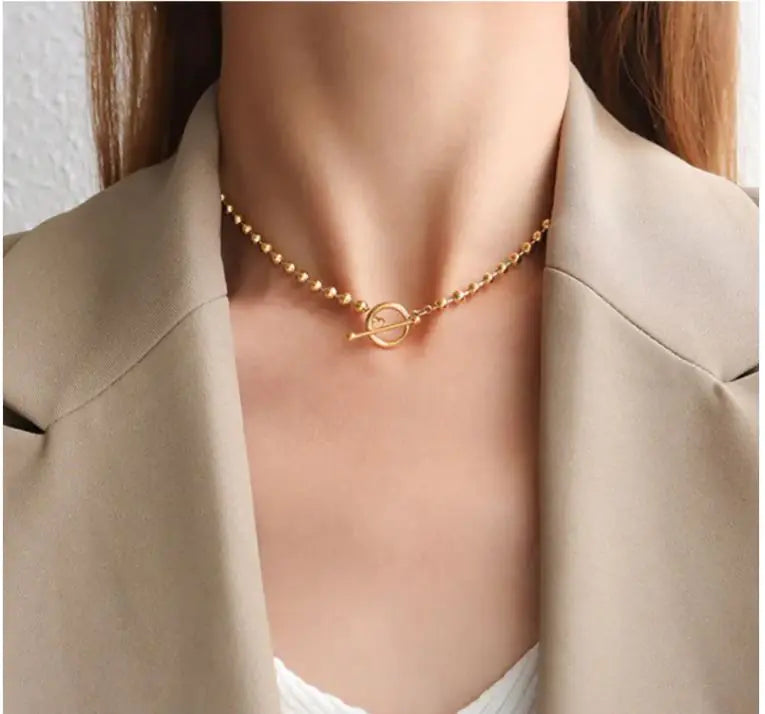 Collar Multicapa Estilo OT con Doble Medallón Redondo y Retrato de Reina VintageCollar multicapa vintage con retrato de reina de tarjetas redondas dobles, estilo OT