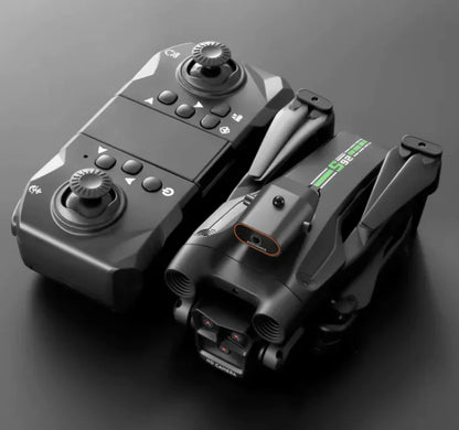 Dron cuadricóptero de control remoto S92 con triple cámara y posicionamiento de flujo óptico