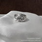 Anillo vintage de pavo real y koi con diseño ajustable